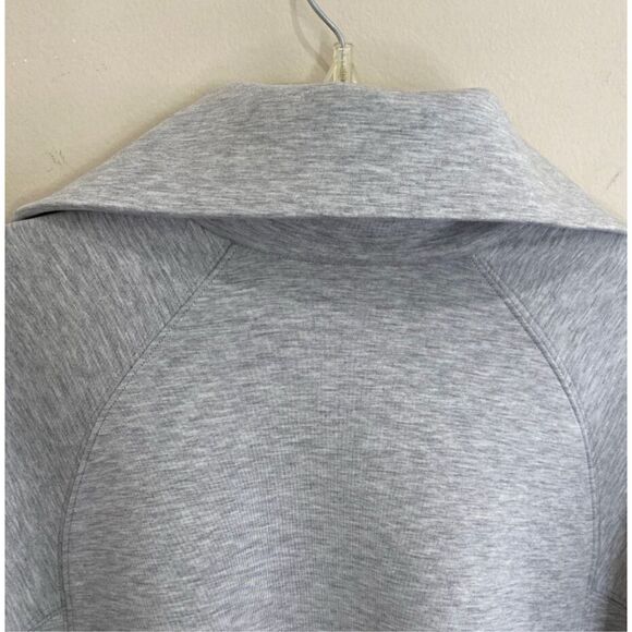 Spanx NWT AirEssentials size 1X Half zip gray sweatshirt style 50346 plus size - Picture 9 of 15